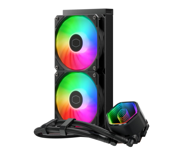 COOLER MASTER MasterLiquid 240 Core II ARGB 2x120mm - 1333144 - zdjęcie 2